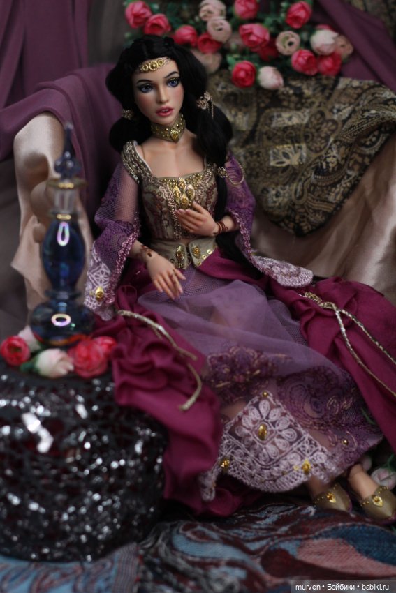 Шахерезада-Жасмин ( авторская шарнирная кукла из серии Fables Murvenart )