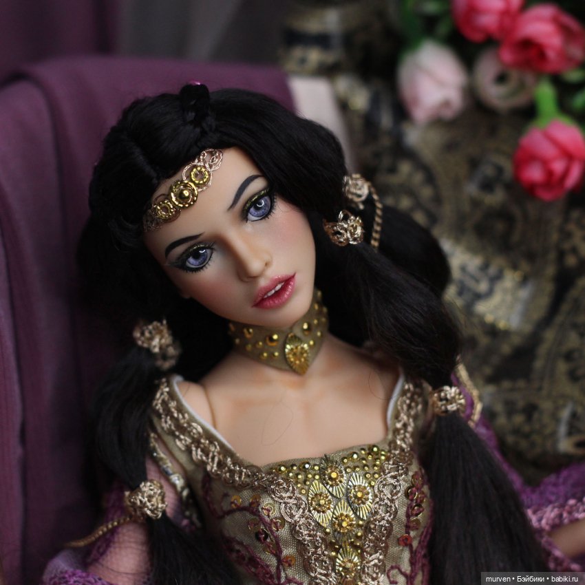 Шахерезада-Жасмин ( авторская шарнирная кукла из серии Fables Murvenart )