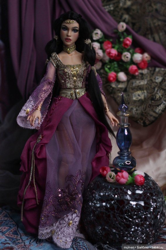 Шахерезада-Жасмин ( авторская шарнирная кукла из серии Fables Murvenart )
