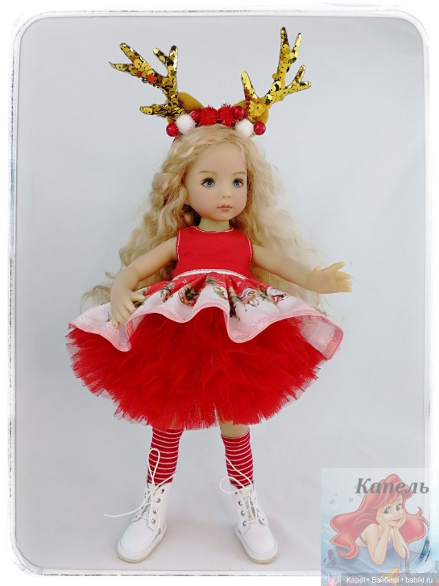 Рождественские наряды для куколок Dianna Effnerд