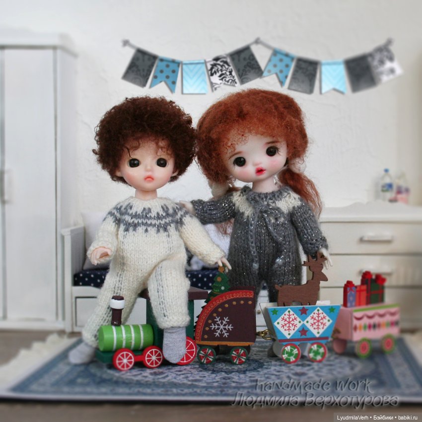 А я зимы, как чуда, жду — Куклы Baboliy (Баболи (фото 6)
