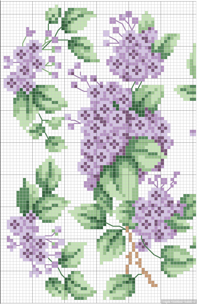 Сердечки — Схемы вышивки крестом: фото узоров