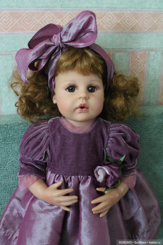 Моя кукла от Donna Rubert. Выбор парика