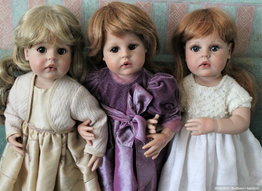 Моя кукла от Donna Rubert. Выбор парика