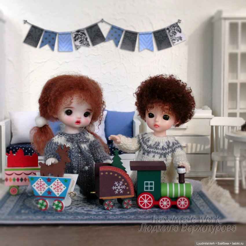 А я зимы, как чуда, жду — Куклы Baboliy (Баболи (фото 4)