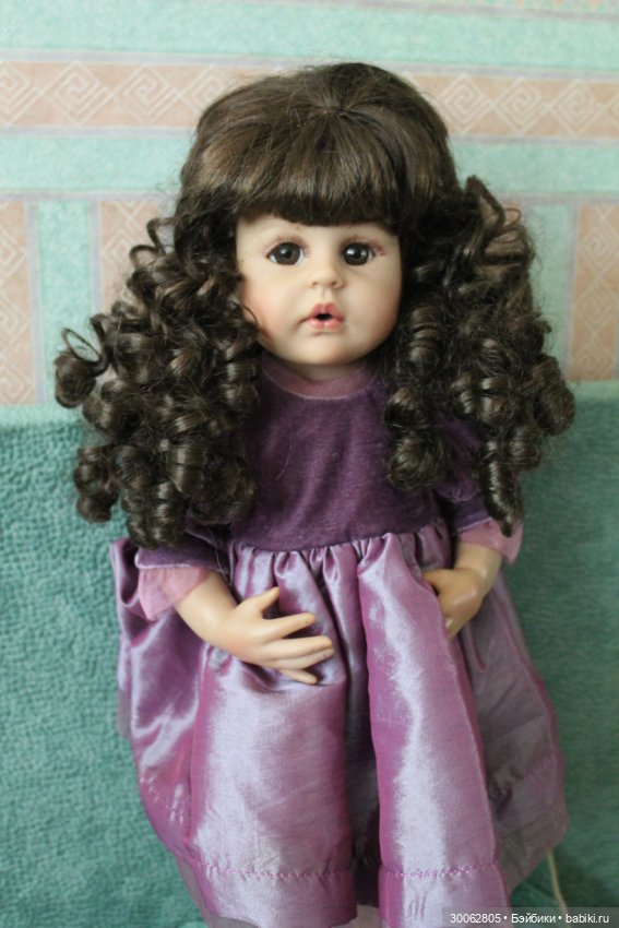 Моя кукла от Donna Rubert. Выбор парика