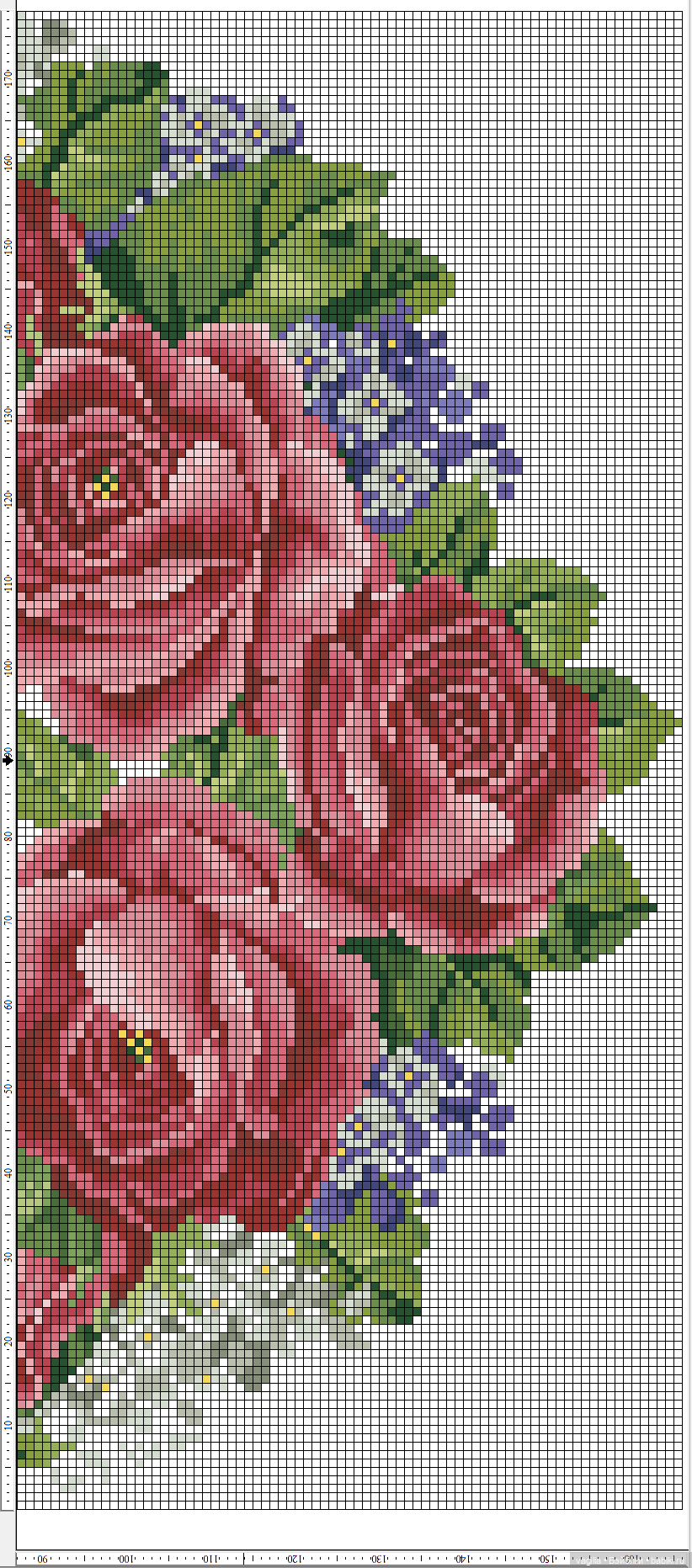 Сердечки — Схемы вышивки крестом: фото узоров