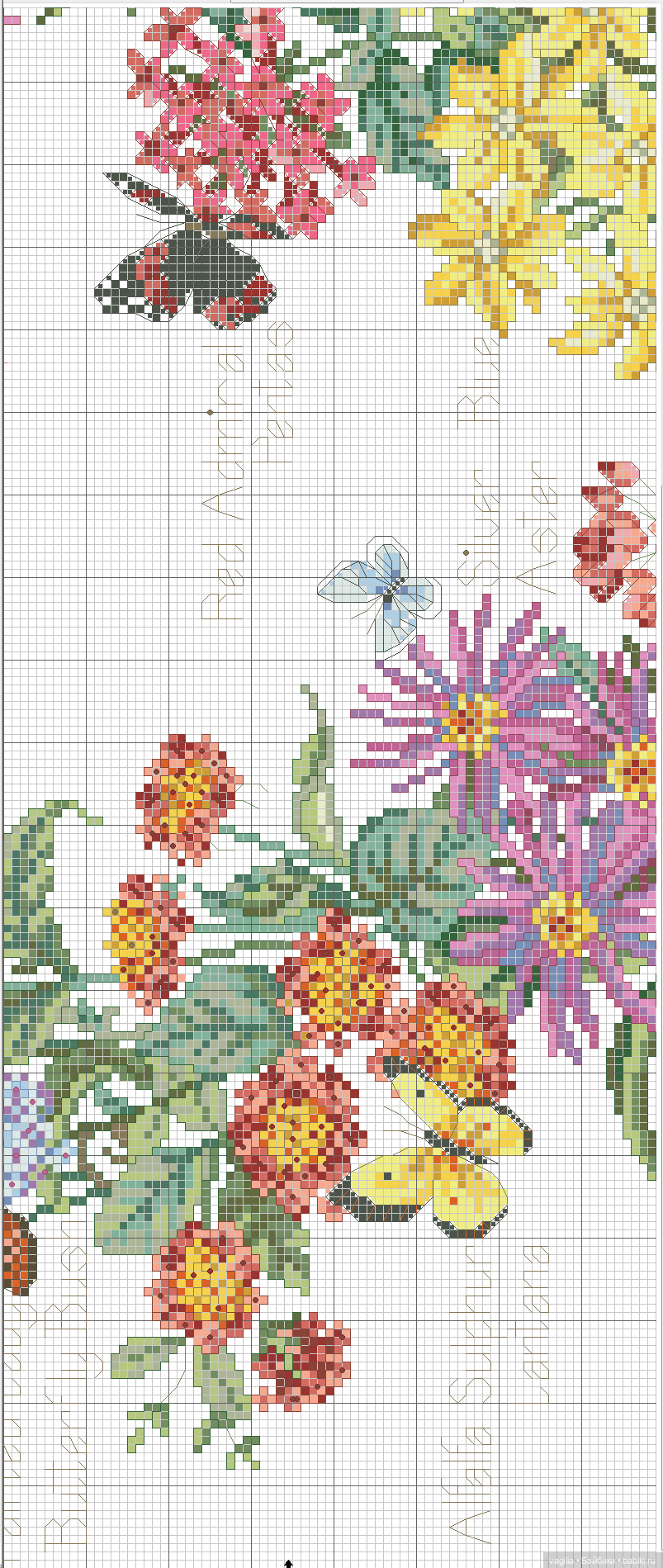 Сердечки — Схемы вышивки крестом: фото узоров (фото 3)