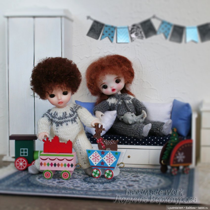 А я зимы, как чуда, жду — Куклы Baboliy (Баболи (фото 2)