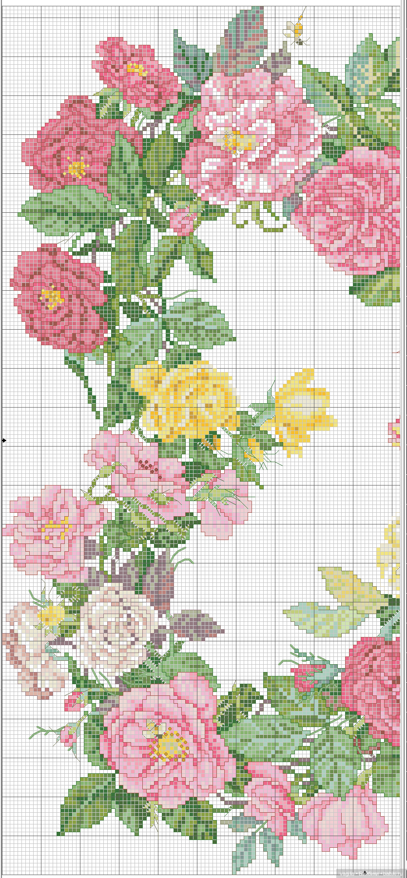 Сердечки — Схемы вышивки крестом: фото узоров