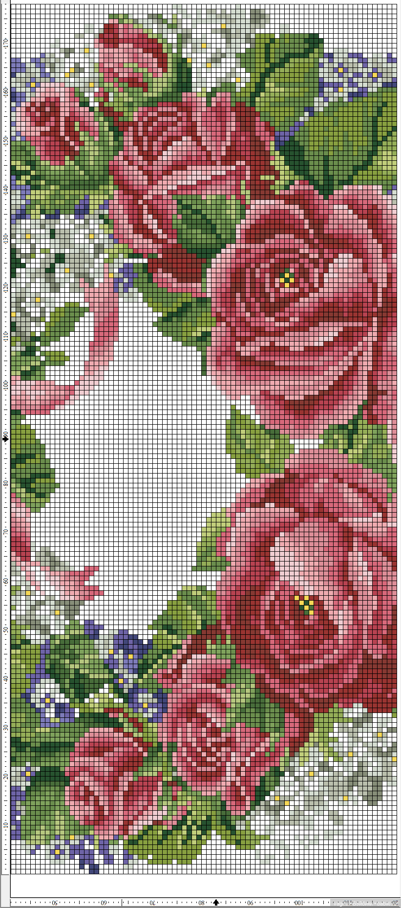 Сердечки — Схемы вышивки крестом: фото узоров