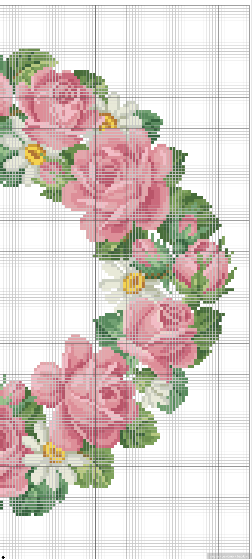 Сердечки — Схемы вышивки крестом: фото узоров