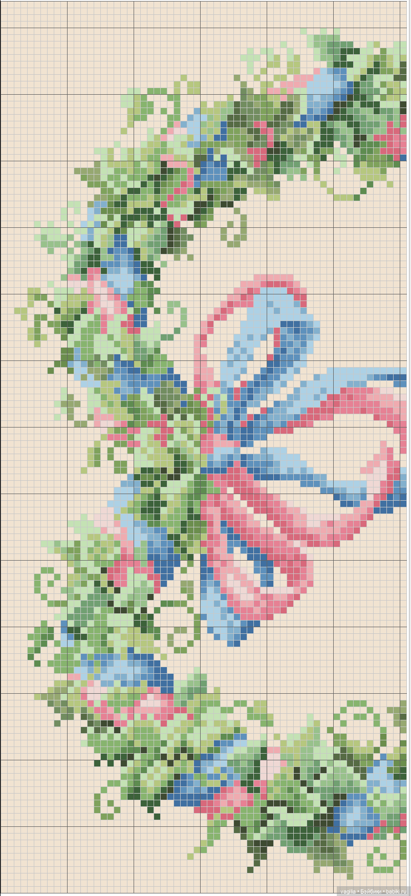 Сердечки — Схемы вышивки крестом: фото узоров