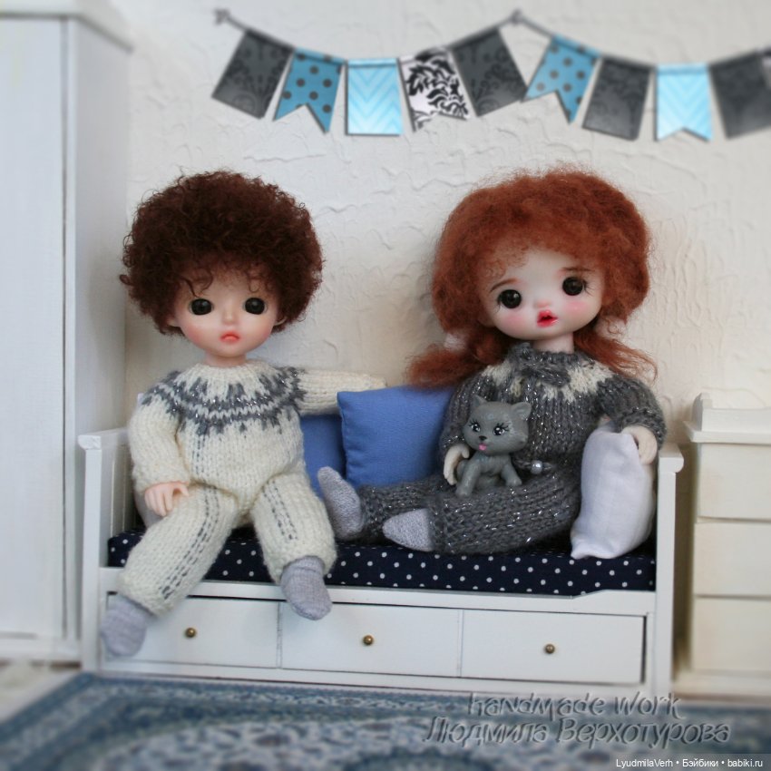А я зимы, как чуда, жду — Куклы Baboliy (Баболи