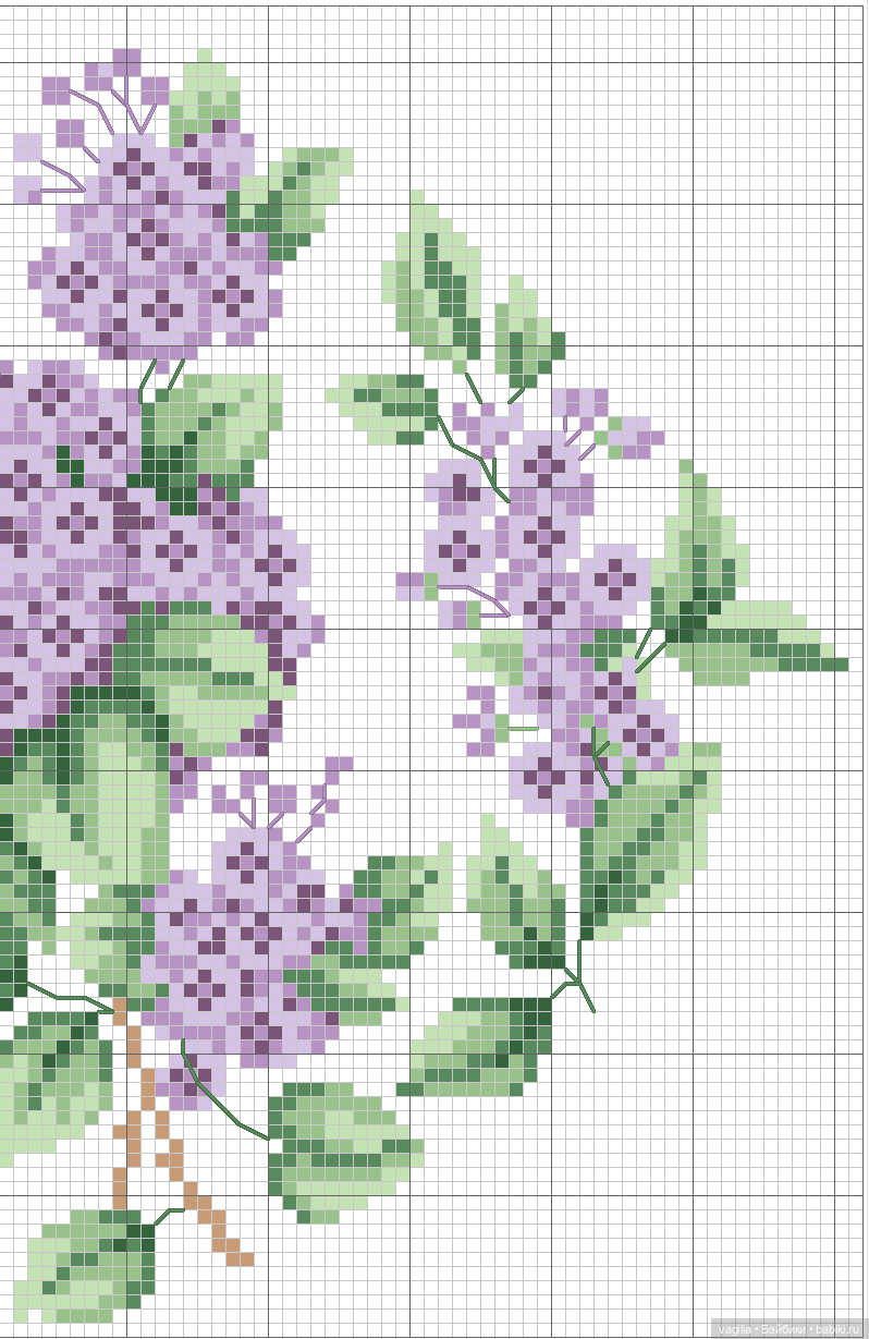 Сердечки — Схемы вышивки крестом: фото узоров