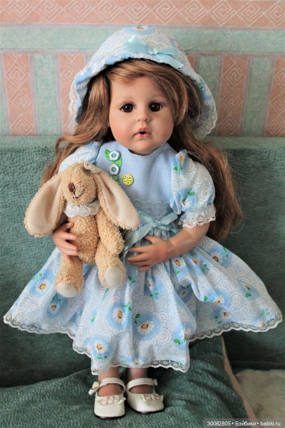 Моя кукла от Donna Rubert. Выбор парика