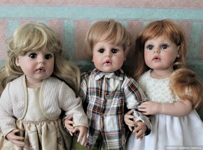 Моя кукла от Donna Rubert. Выбор парика