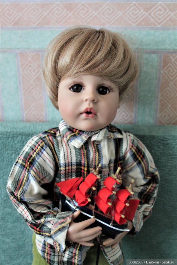 Моя кукла от Donna Rubert. Выбор парика