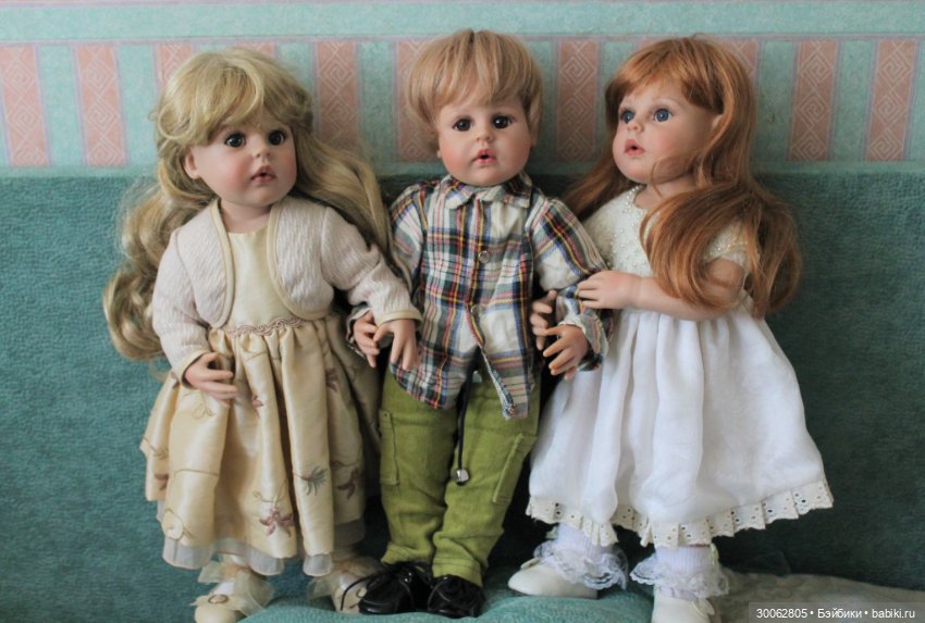 Моя кукла от Donna Rubert. Выбор парика