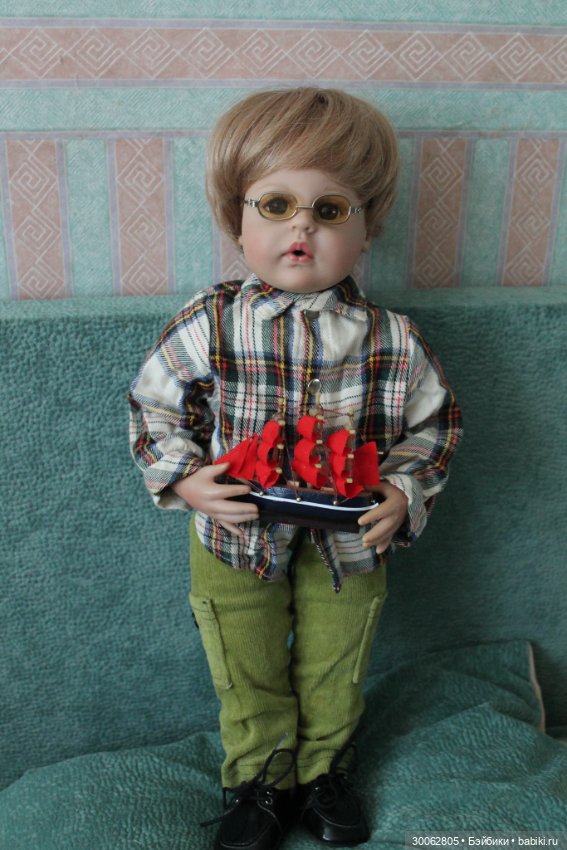 Моя кукла от Donna Rubert. Выбор парика