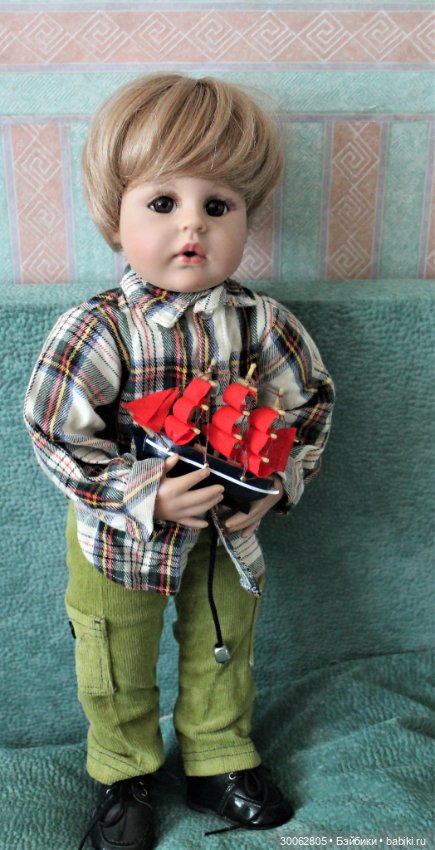 Моя кукла от Donna Rubert. Выбор парика