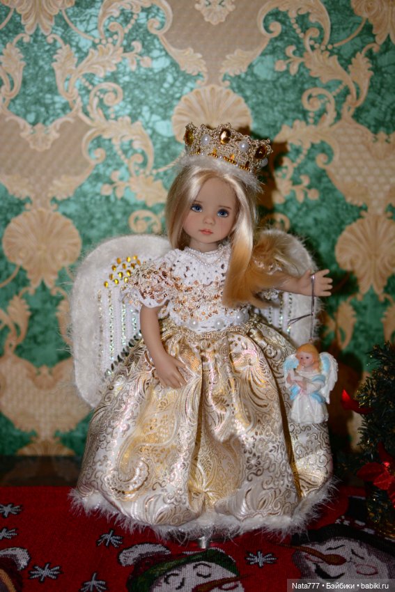 Рождественский ангел — Куклы Dianna Effner (Эффнер) из винила: Little Darling (фото 9)
