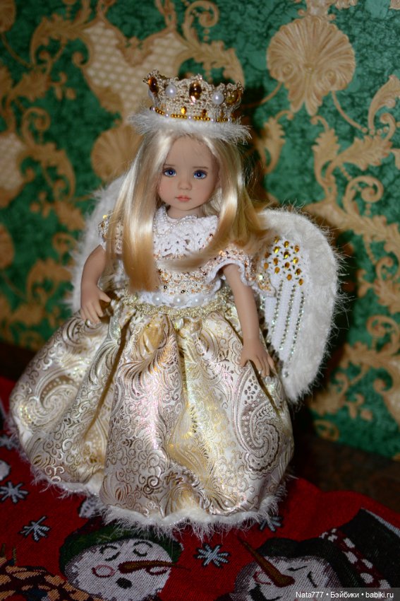 Рождественский ангел — Куклы Dianna Effner (Эффнер) из винила: Little Darling (фото 6)
