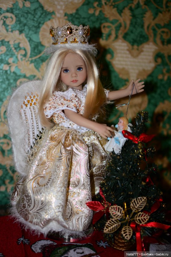 Рождественский ангел — Куклы Dianna Effner (Эффнер) из винила: Little Darling (фото 10)
