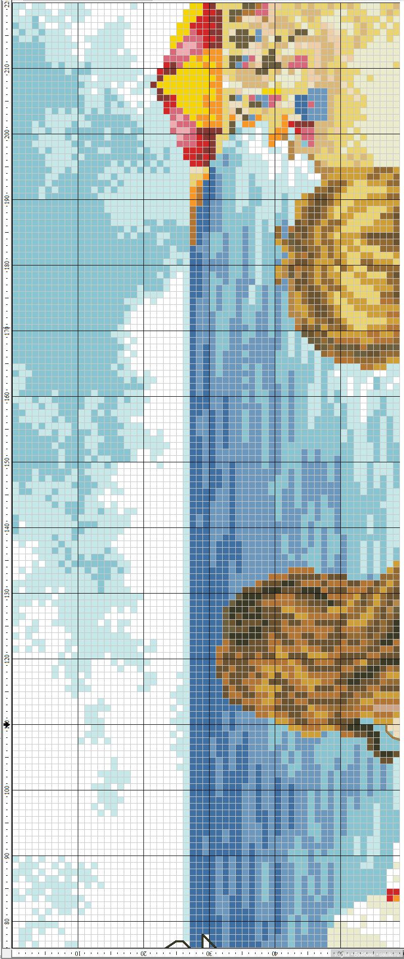 Дети и девушки — Схемы вышивки крестом: фото узоров