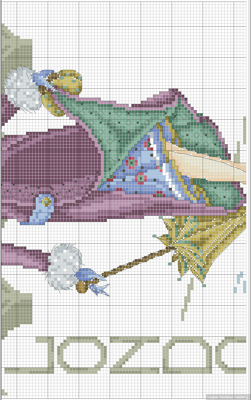 Дети и девушки — Схемы вышивки крестом: фото узоров (фото 8)