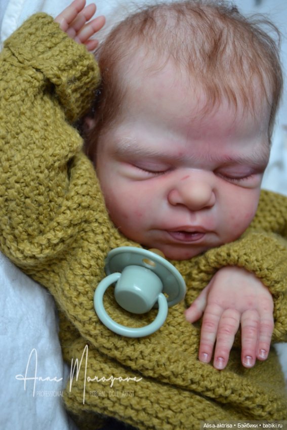 Процесс работы над куклой Меси от Касси Брас. Кукла реборн Анны Морозовой (фото 4)