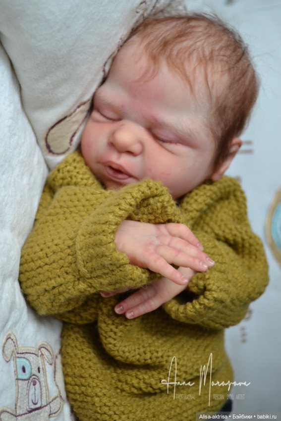 Процесс работы над куклой Меси от Касси Брас. Кукла реборн Анны Морозовой