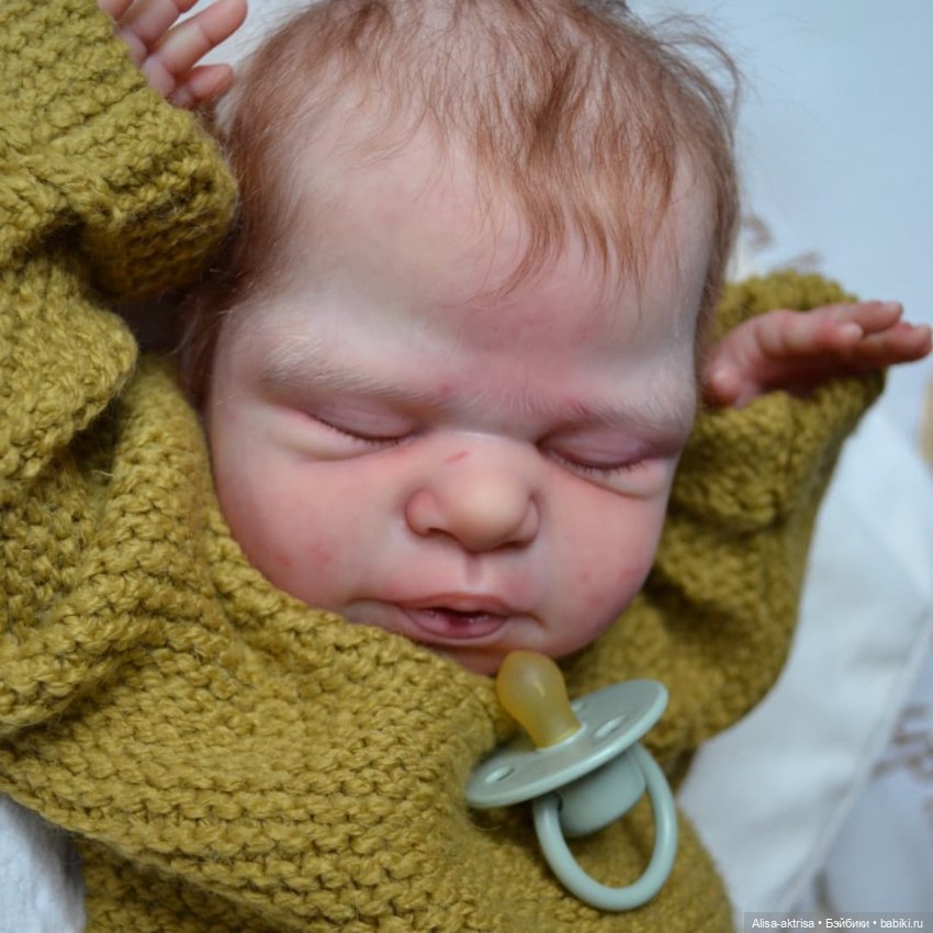 Процесс работы над куклой Меси от Касси Брас. Кукла реборн Анны Морозовой (фото 5)