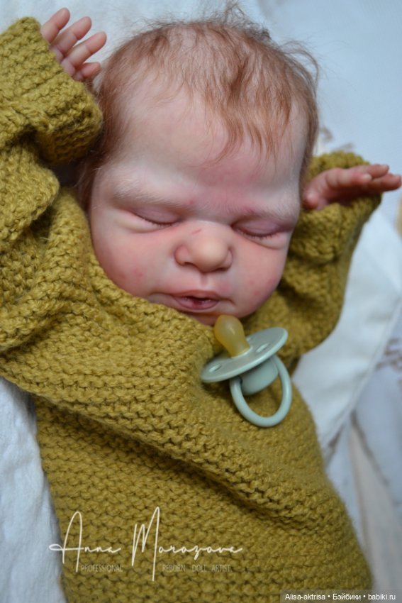 Процесс работы над куклой Меси от Касси Брас. Кукла реборн Анны Морозовой (фото 3)