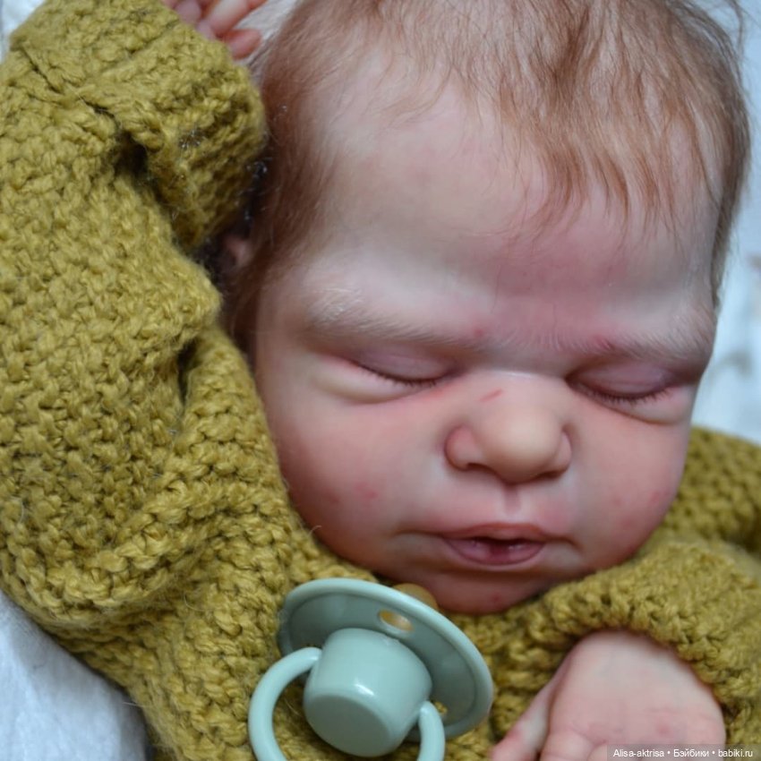 Процесс работы над куклой Меси от Касси Брас. Кукла реборн Анны Морозовой (фото 6)