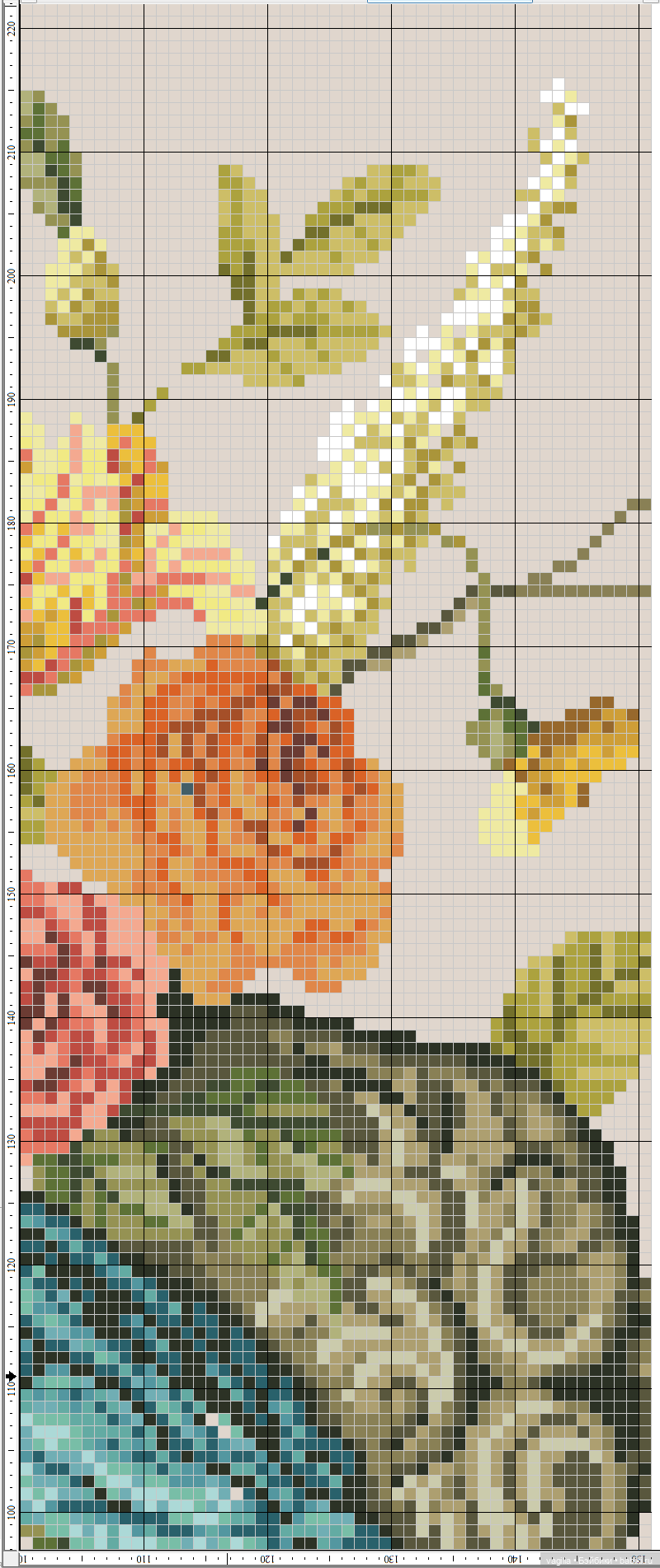 И снова микс крестиком — Схемы вышивки крестом: фото узоров