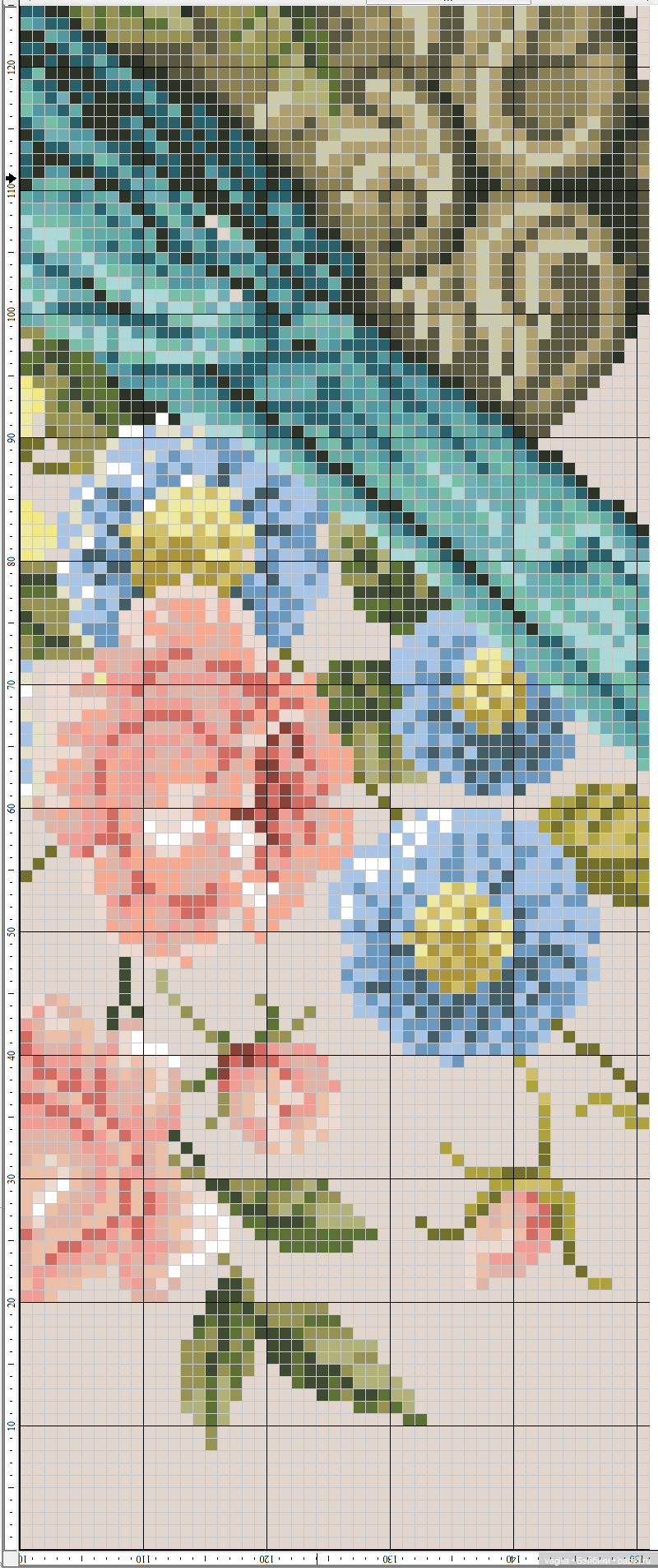 И снова микс крестиком — Схемы вышивки крестом: фото узоров