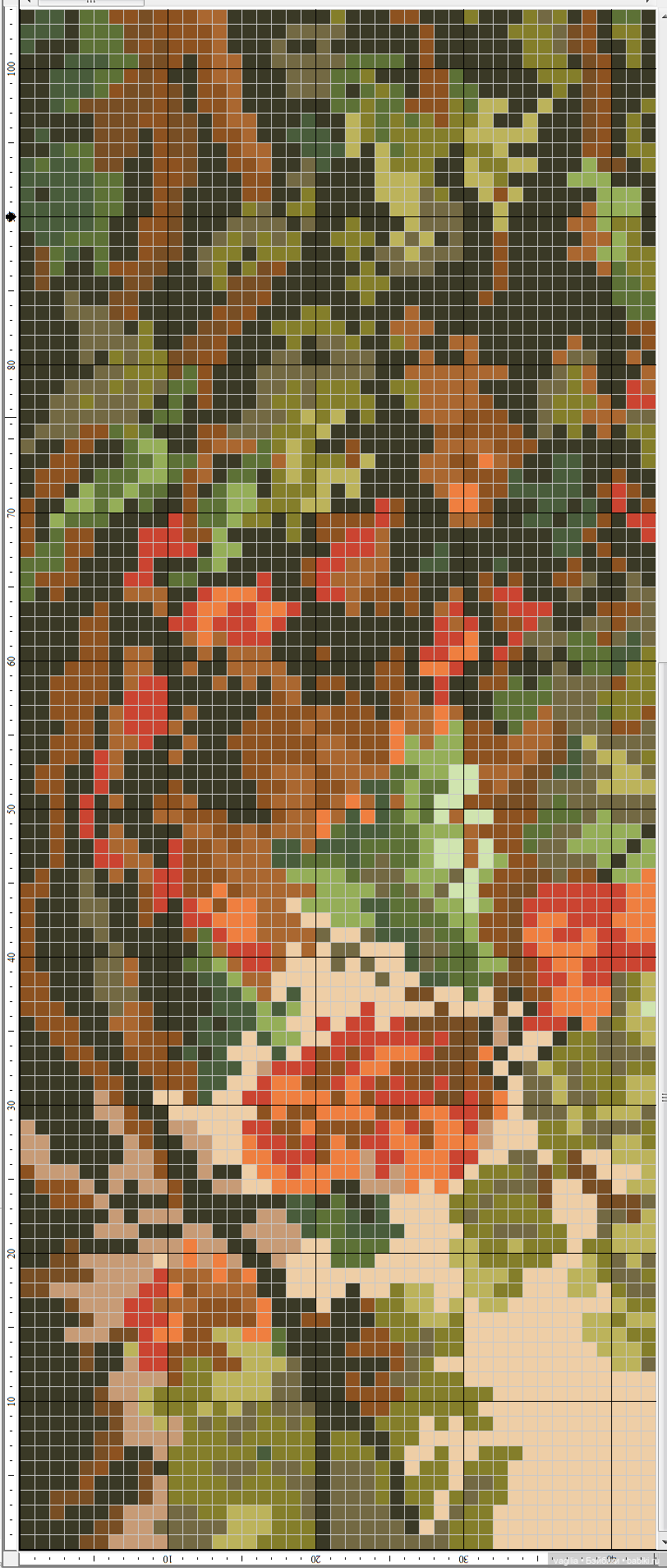 И снова микс крестиком — Схемы вышивки крестом: фото узоров