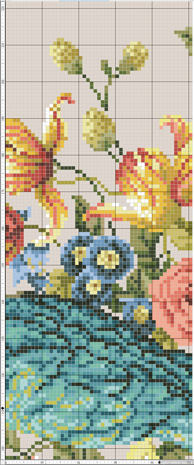 И снова микс крестиком — Схемы вышивки крестом: фото узоров