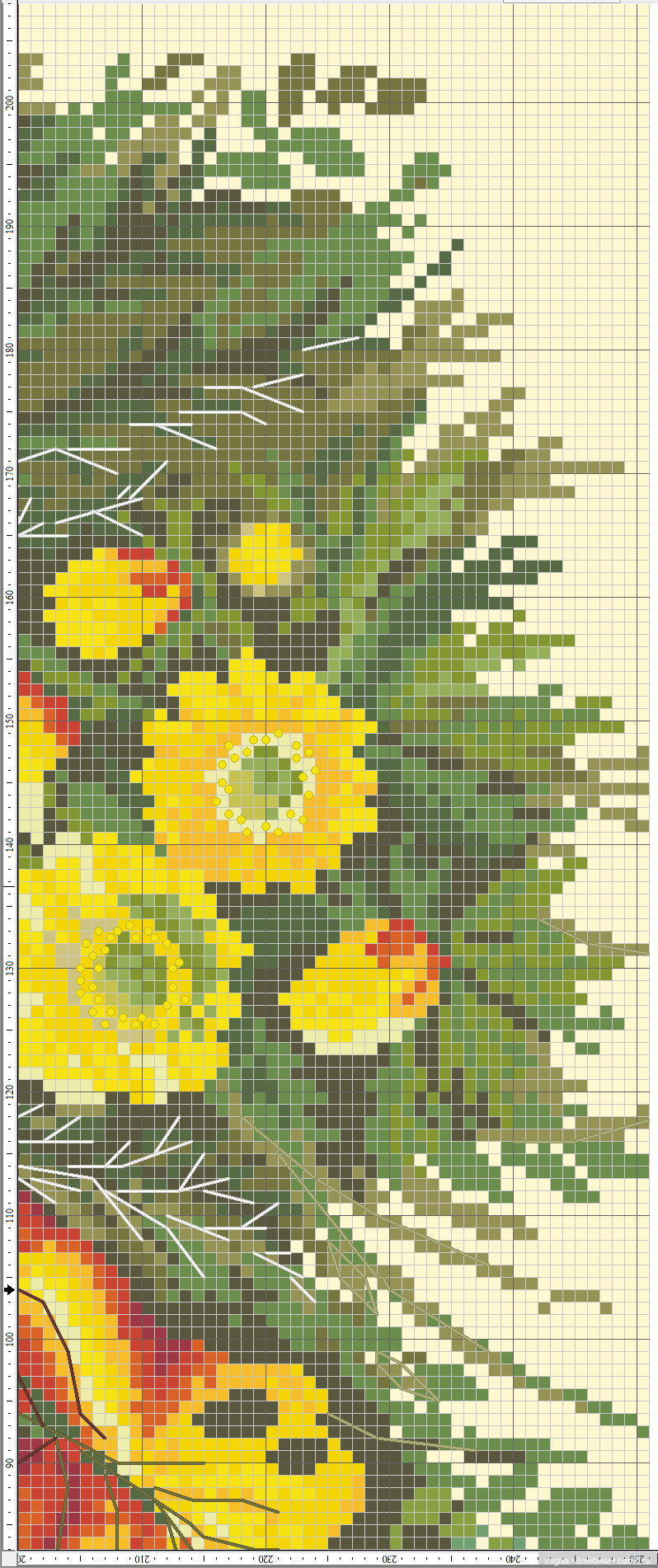 Роскошный микс крестиком — Схемы вышивки крестом: фото узоров