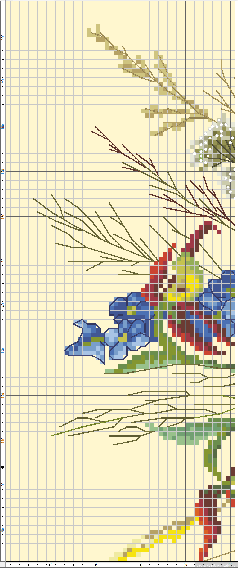 Роскошный микс крестиком — Схемы вышивки крестом: фото узоров