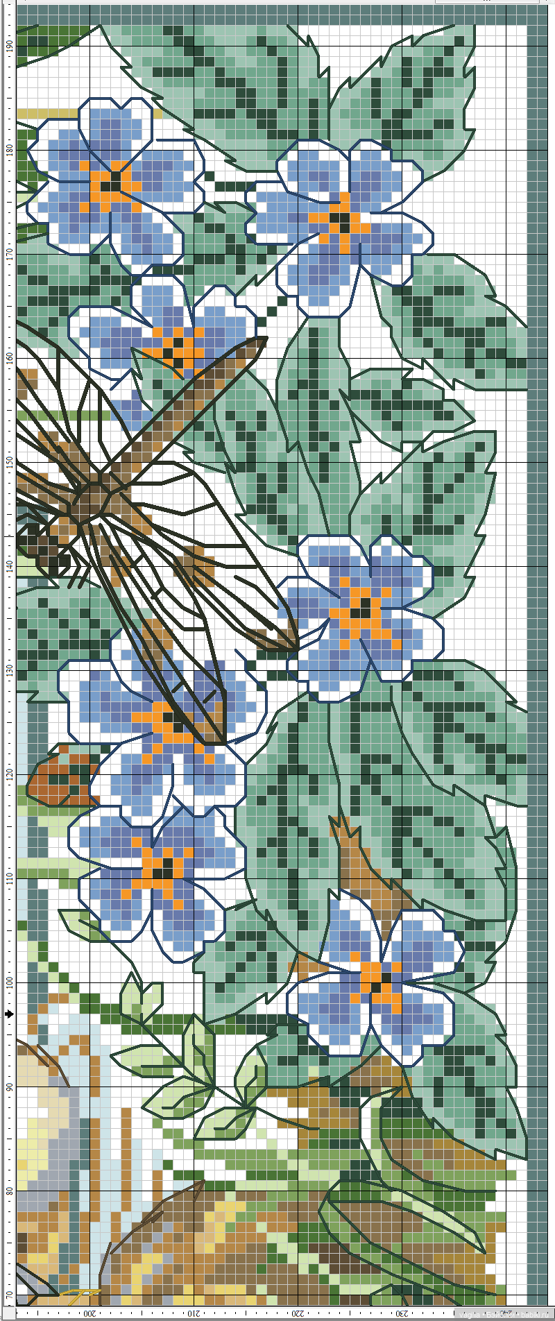 Роскошный микс крестиком — Схемы вышивки крестом: фото узоров