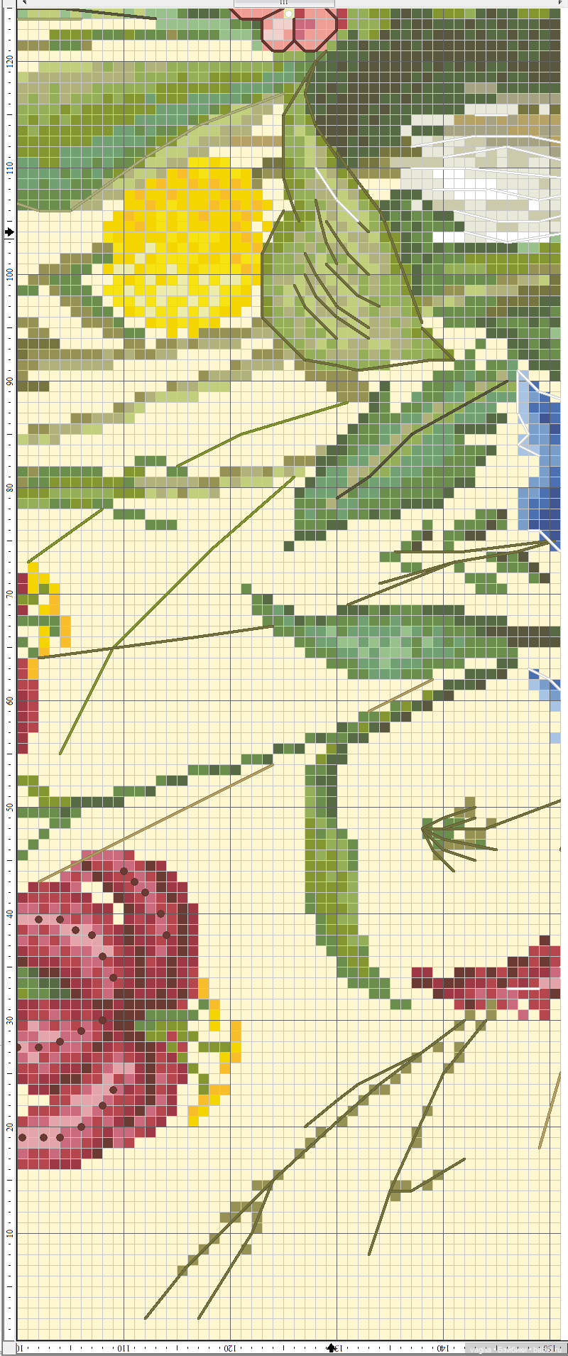 Роскошный микс крестиком — Схемы вышивки крестом: фото узоров