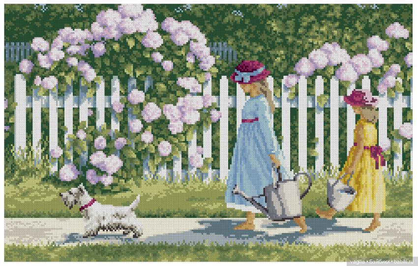 Роскошный микс крестиком — Схемы вышивки крестом: фото узоров