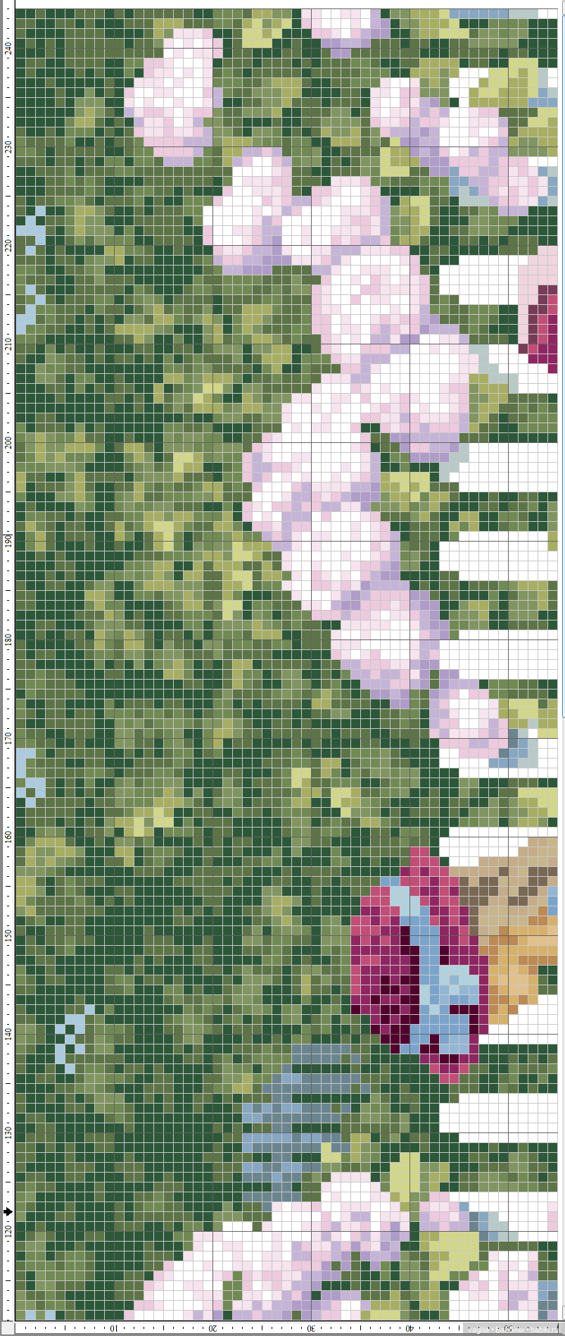 Роскошный микс крестиком — Схемы вышивки крестом: фото узоров