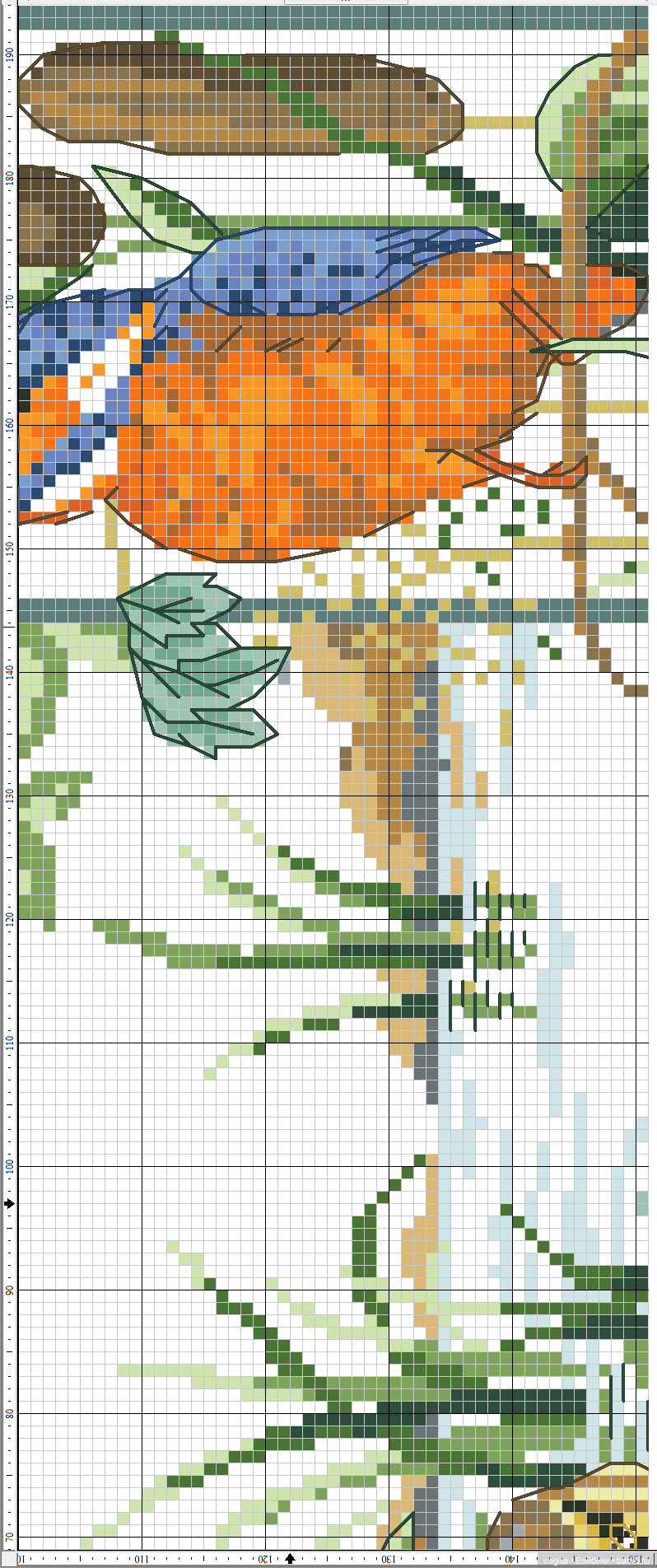 Роскошный микс крестиком — Схемы вышивки крестом: фото узоров (фото 7)