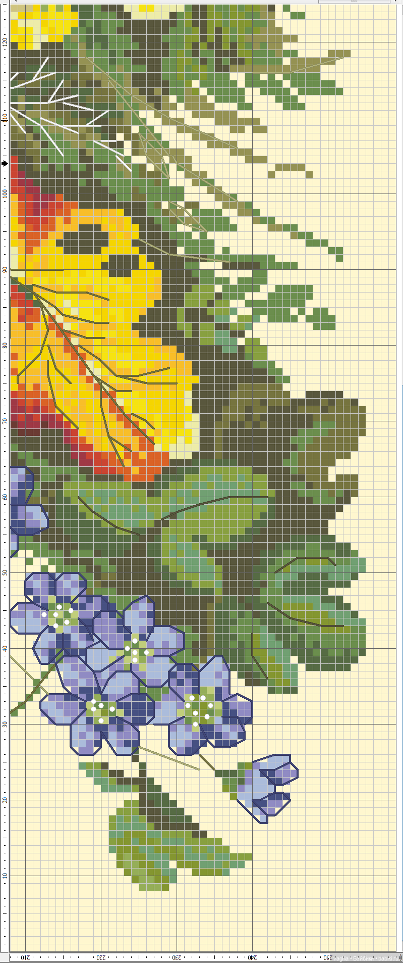 Роскошный микс крестиком — Схемы вышивки крестом: фото узоров