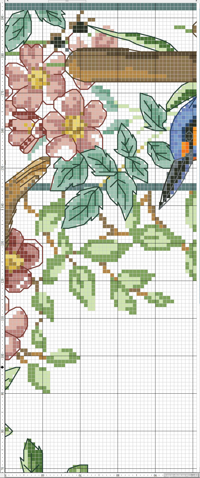 Роскошный микс крестиком — Схемы вышивки крестом: фото узоров (фото 5)