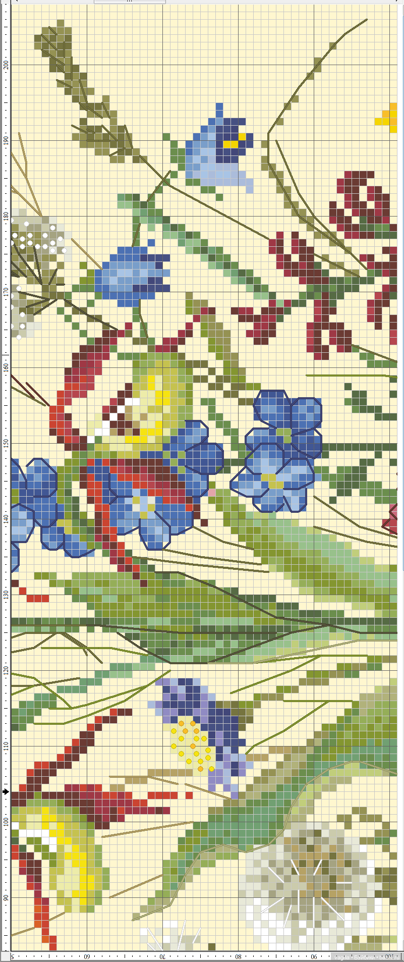 Роскошный микс крестиком — Схемы вышивки крестом: фото узоров