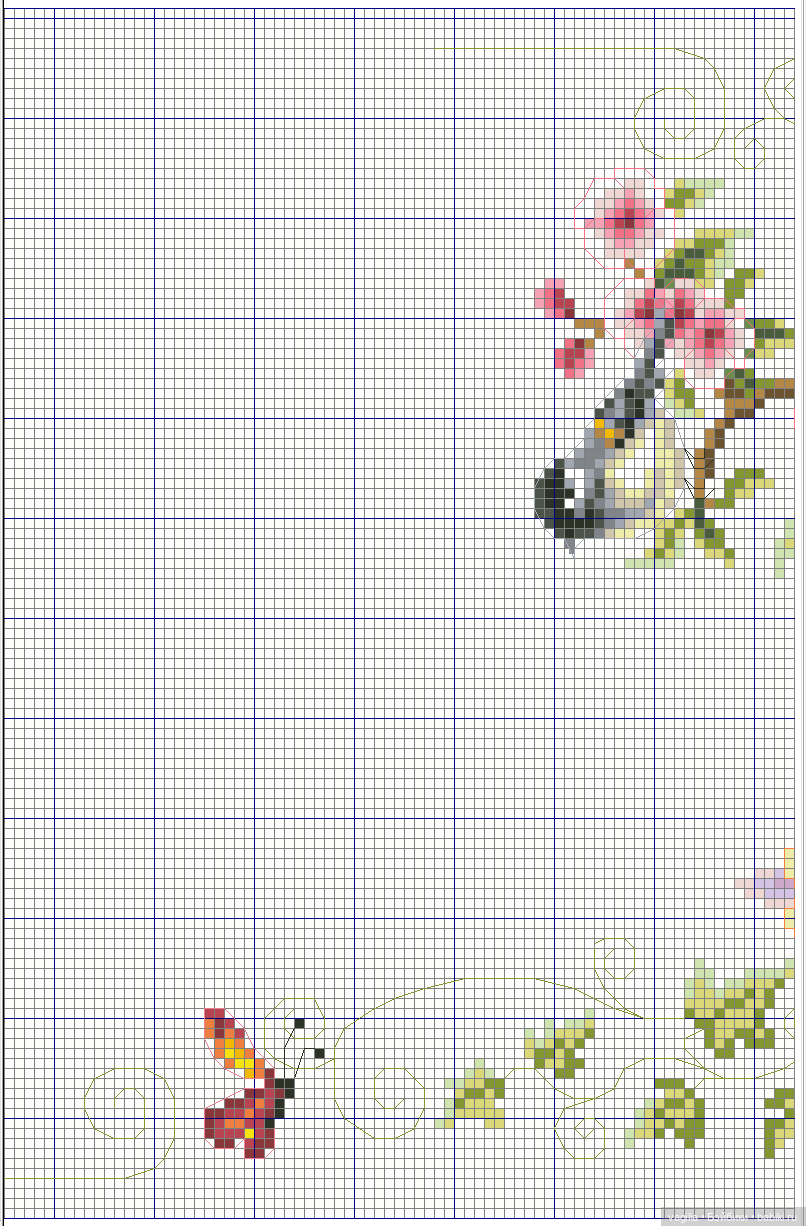 Роскошный микс крестиком — Схемы вышивки крестом: фото узоров